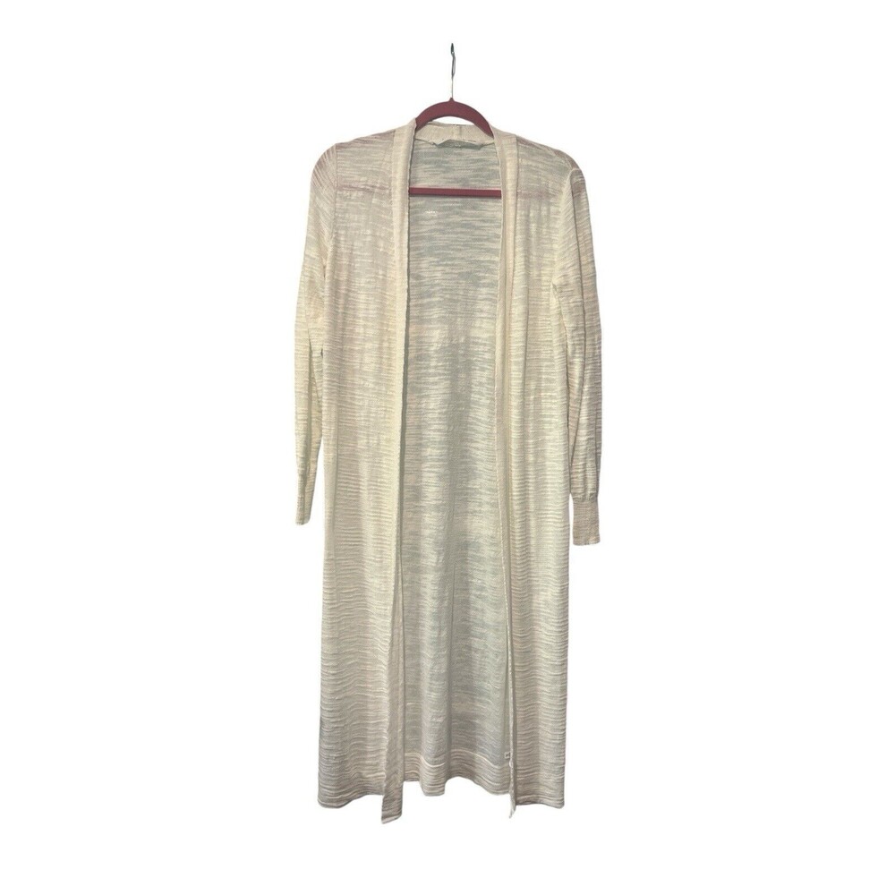 Athleta Long Cardigan Cream/off White Size Small